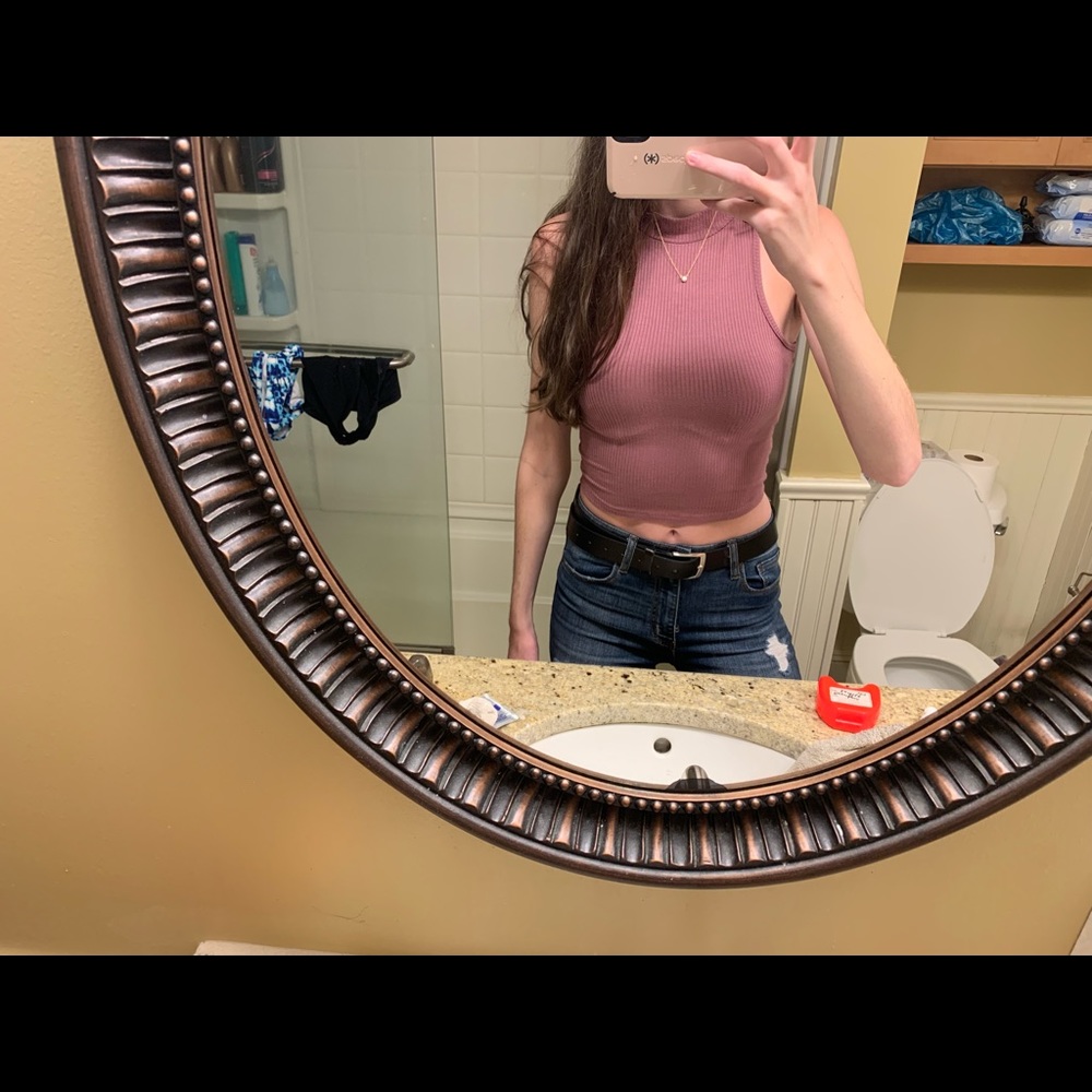 Windsor turtle neck crop top